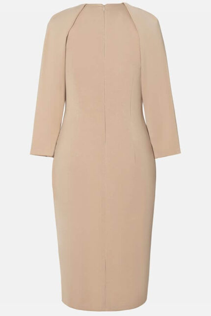 rochie de birou bej cambrata